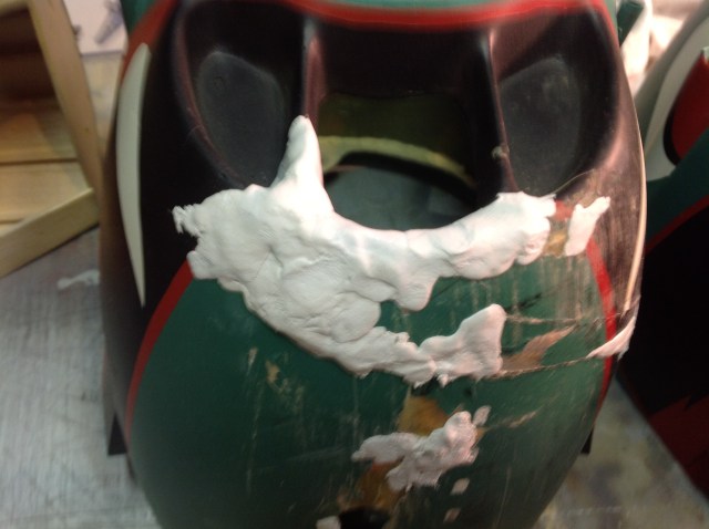 A little more epoxy putty than I'm used to using!