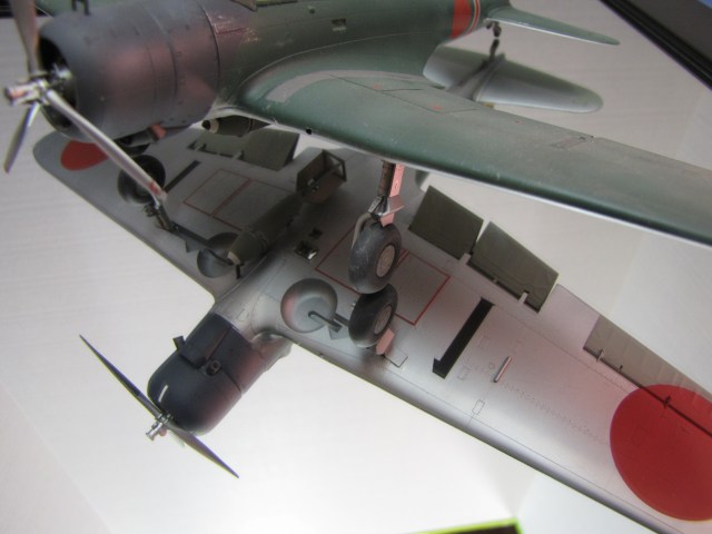 The 800 KG armor piercing bomb.  The bomb aimer's window is alongside the bomb.