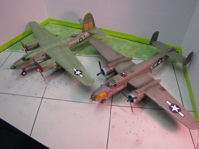 B-26 and B-25.  American Mediums.
