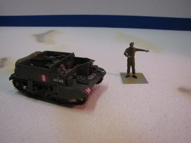 They wen't that away.... The Universal Carrier is not a large vehicle.