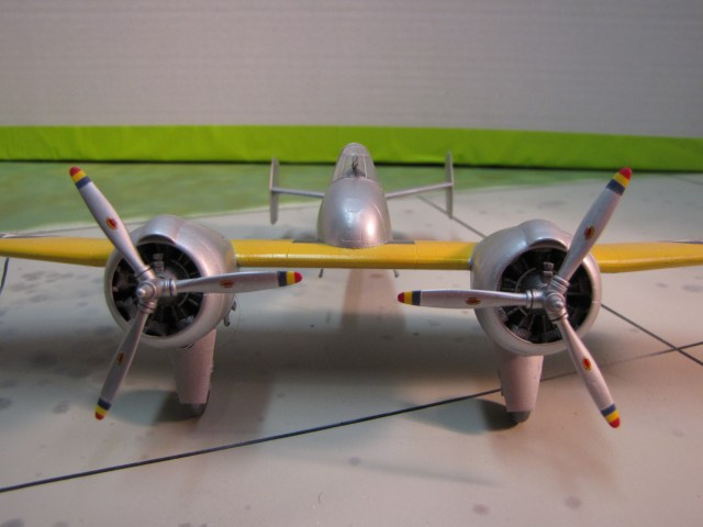 I think these two pictures really emphasize the powerful engines on a small air frame.