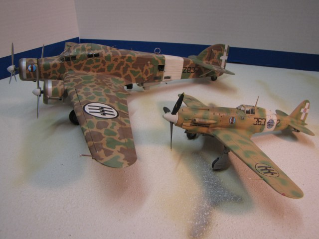 Later SM.79 missions were escorted by C.202 fighters whenever possible.