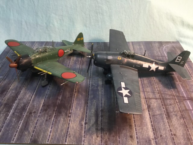 Zero and Wildcat were both improved as the war went. This is a late Zero with the FM-2.