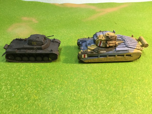 Early War opponents. The Panzer II would have regularly faced off against the British Matilda in France and North Africa.
