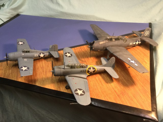 American carrier aircraft for late 1942. For Operation Torch, the Ranger had about 50 Wildcats, nine Dauntlesses and one Avenger.