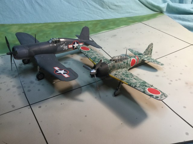 The A6M3 did offer improved air to air capabilities. But in early 1943 it started encountered much improved allied types like this F4U-1 Corsair. The allied improvements completely out-stripped the Japanese improvements.